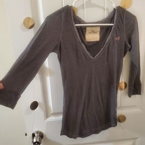 Hollister half sleeve shirt.